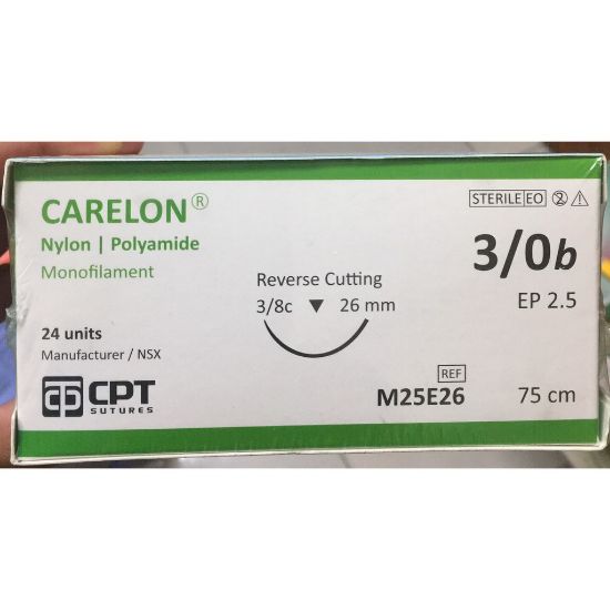 Ảnh của Chỉ khâu phẩu thuật CPT Carelon nylon 3/0