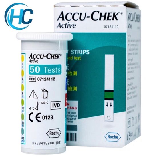 Ảnh của Que thử đường huyết Roche Accu-Chek Active 50 (hộp 50 que)